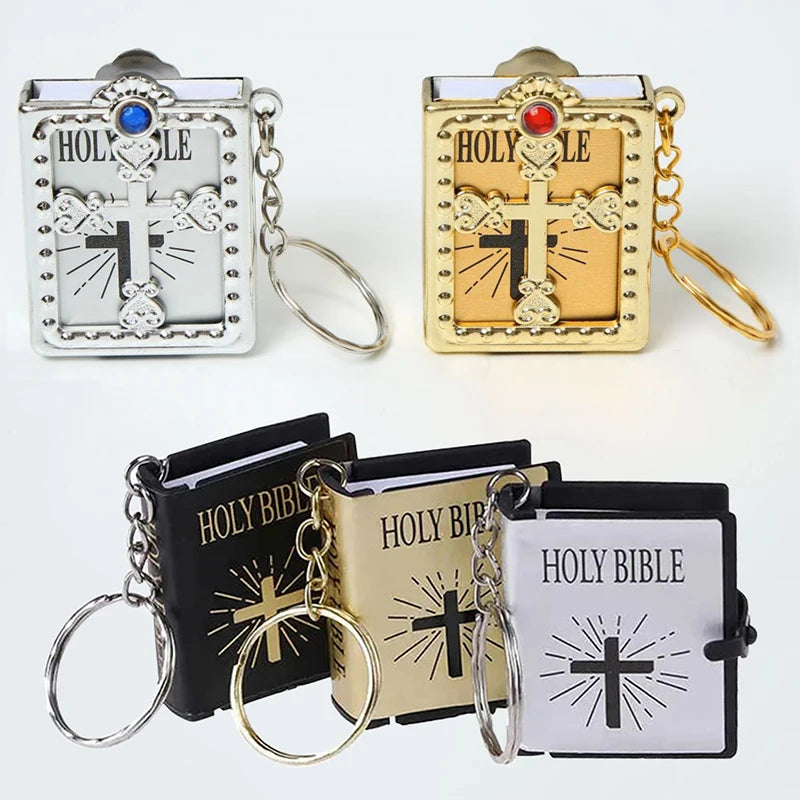 Fashion Holy Bible Keychain
