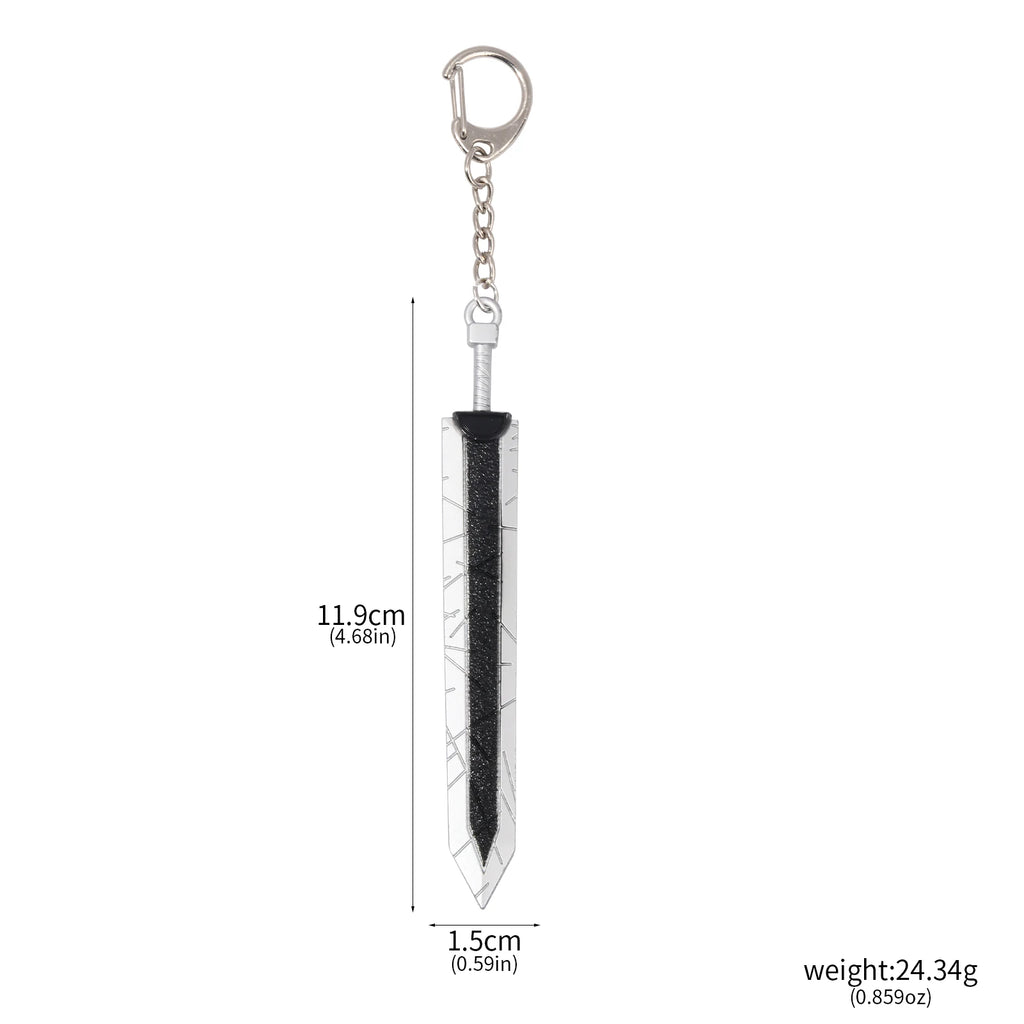 Guts Dragon Slashing Keychain Sword
