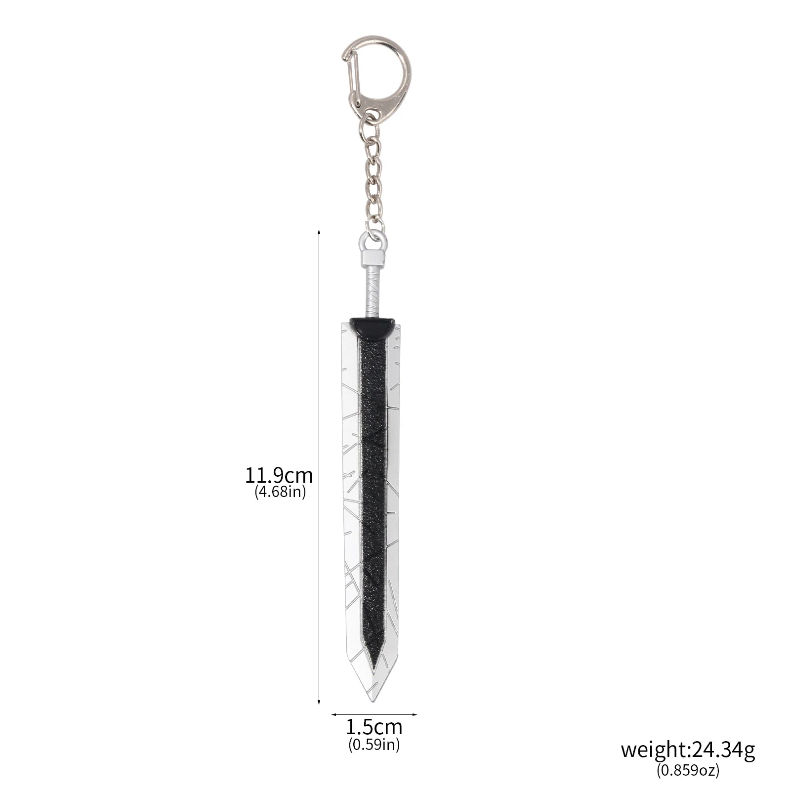 Guts Dragon Slashing Keychain Sword