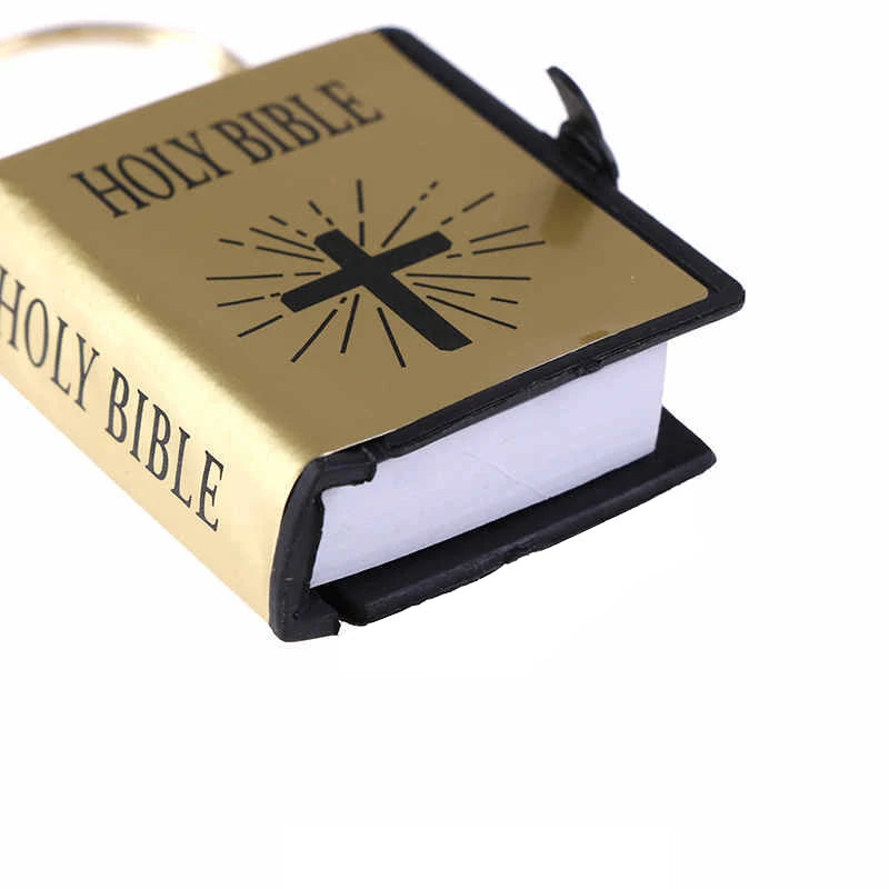 Fashion Holy Bible Keychain