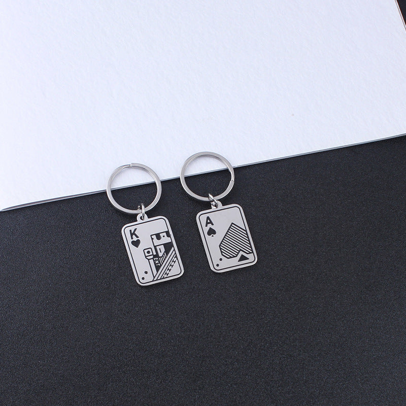 Ace of Spades Keychain
