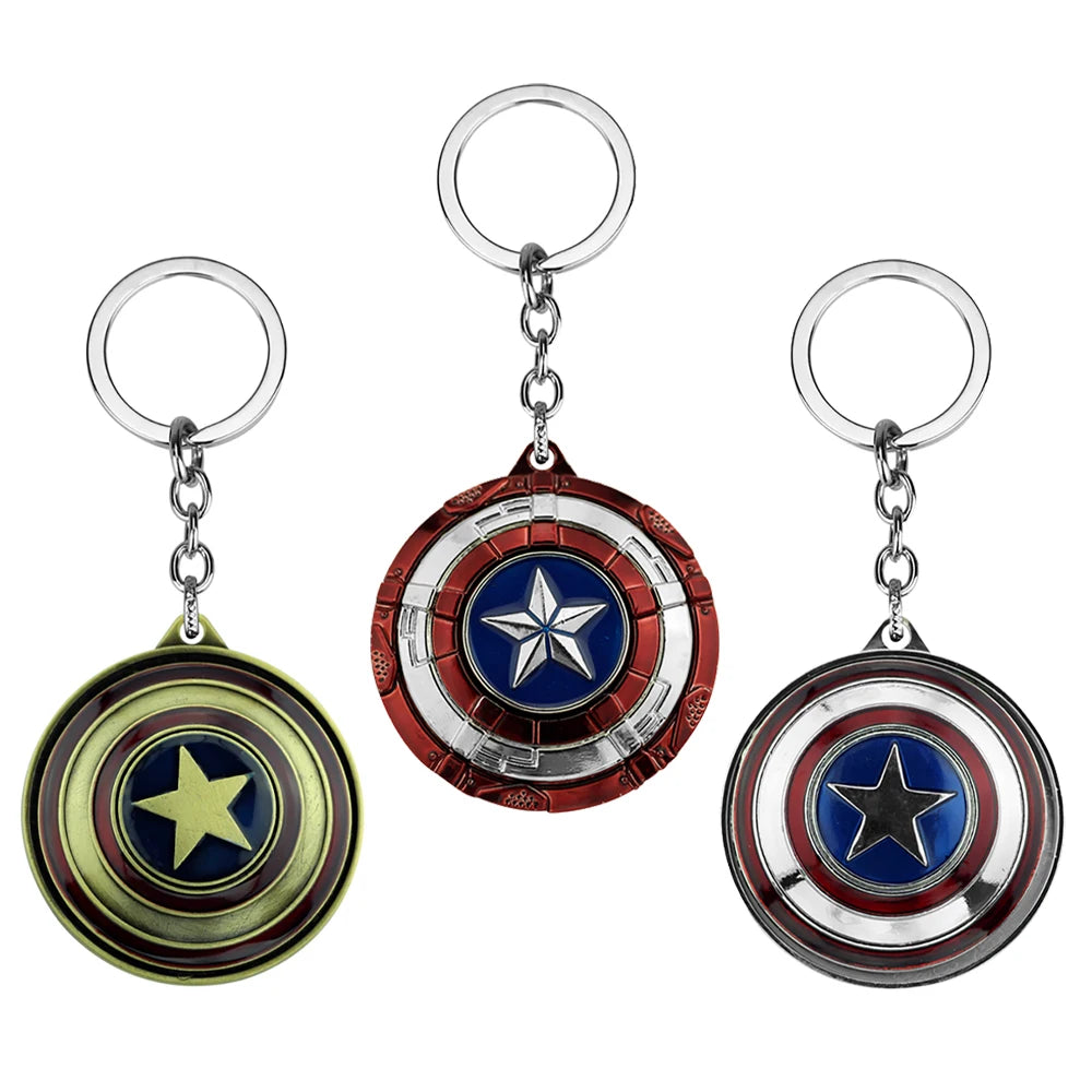 Captain America Shield Keychain