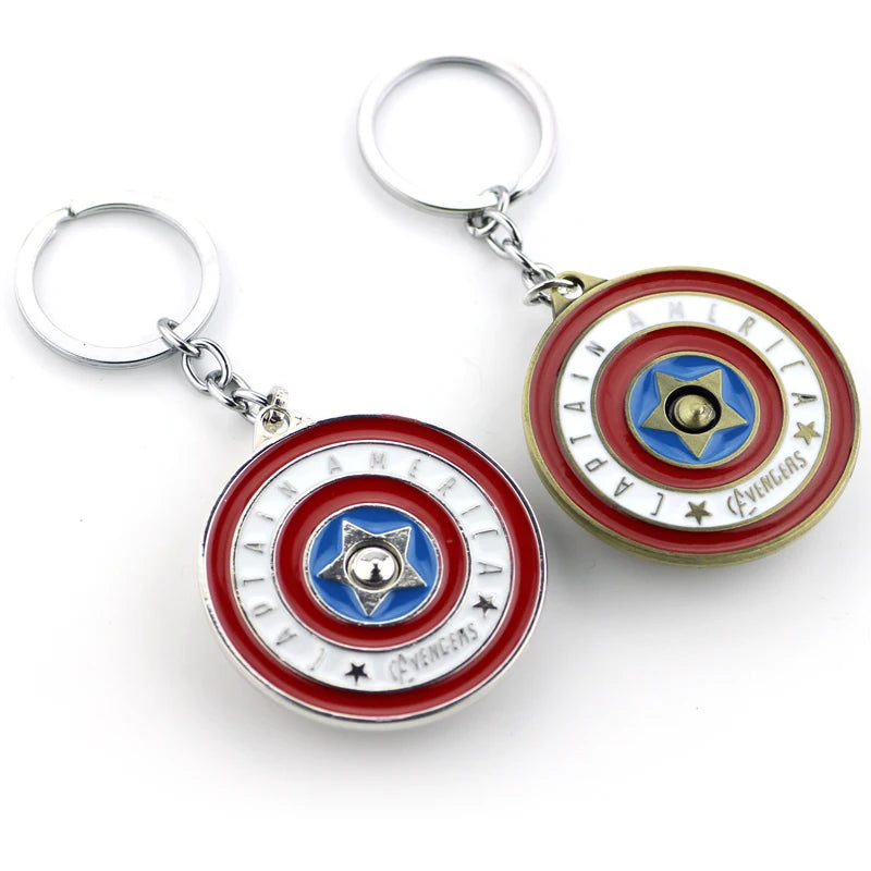 Captain America Shield Keychain