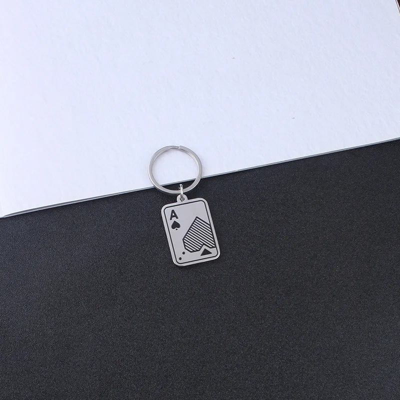 Ace of Spades Keychain