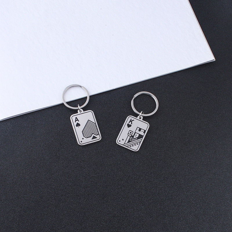 Ace of Spades Keychain