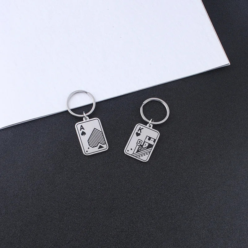 Ace of Spades Keychain